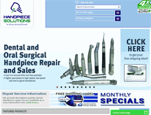 Tablet Screenshot of handpiecesolutions.com